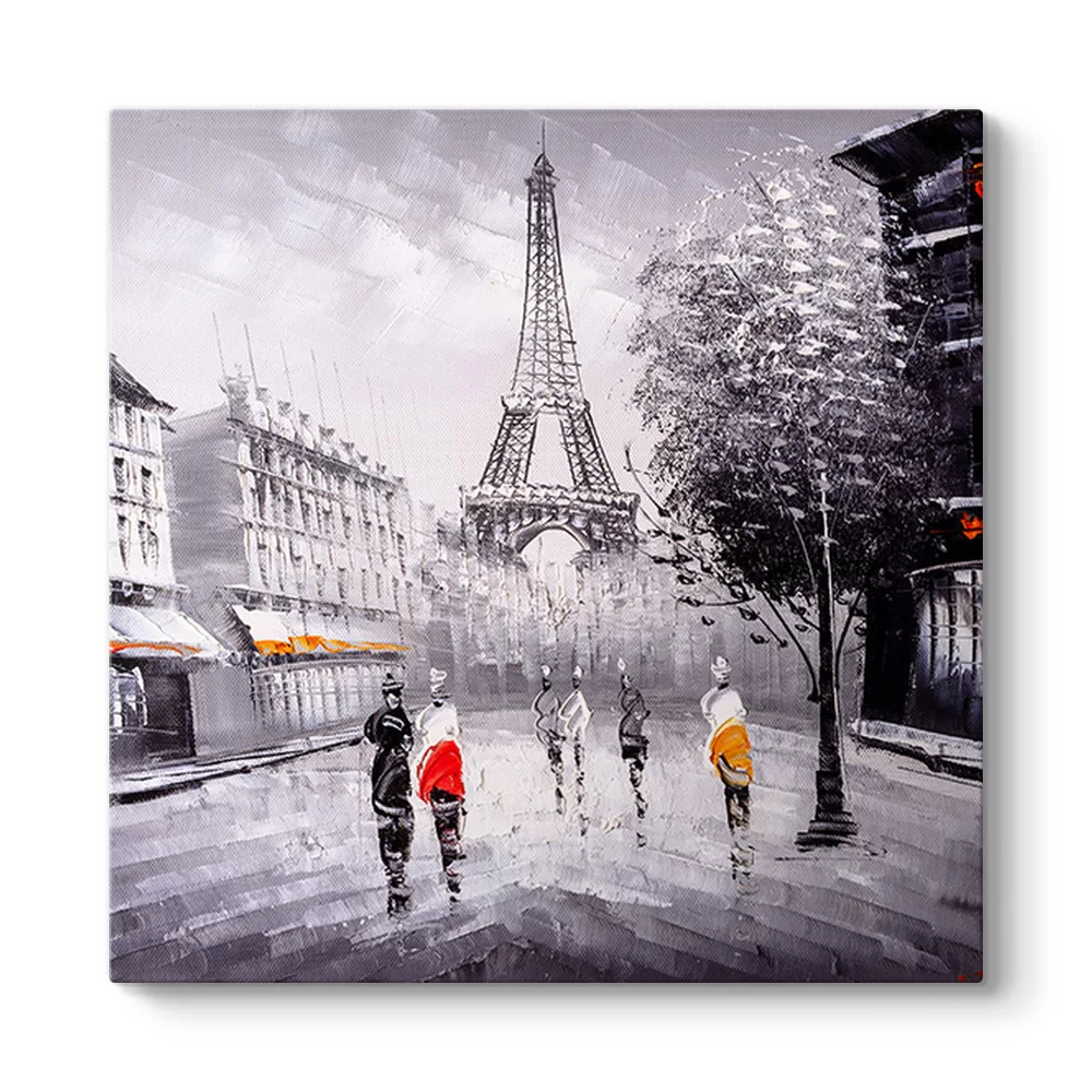 Paris Sokaklarında Tablosu - Model 3